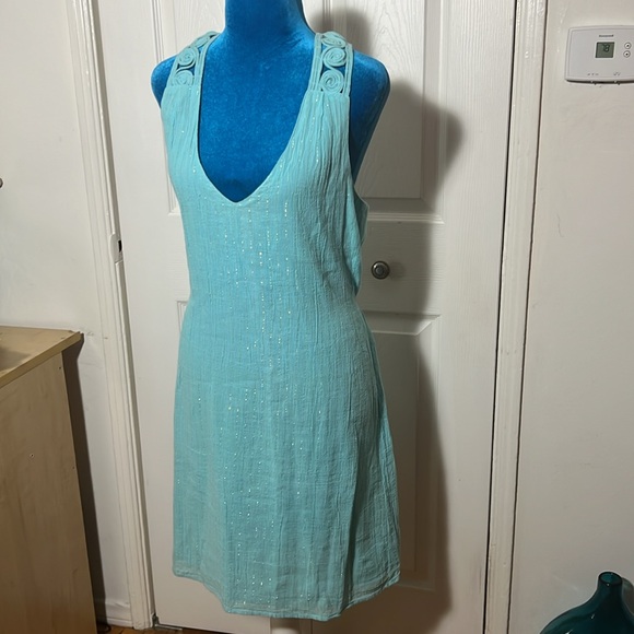 Calypso St Barth Cotton Midi Dress Small - Picture 4 of 9